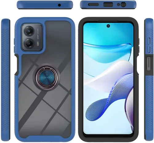 Vista 106 de Funda compatible con Xiaomi Poco X3 NFC, compatible con Xiaomi Poco X3 Pro/Poco X3 Ring Stand 3 en 1, color negro