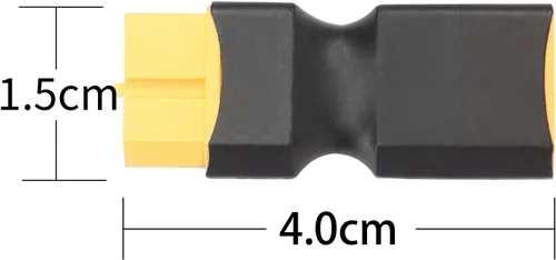 Vista 6 de XT60 macho a hembra conector sin adaptador de cable, adaptador de conector XT60 para RC FPV coche avión drone LiPo batería etc XT60 conversión