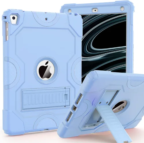 Vista 19 de ZoneFoker Funda para iPad de 6ª/5ª generación (9.7 pulgadas, modelo 2018/2017), iPad Air 2 / 1ª, iPad Pro 9.7, funda protectora resistente a prueba
