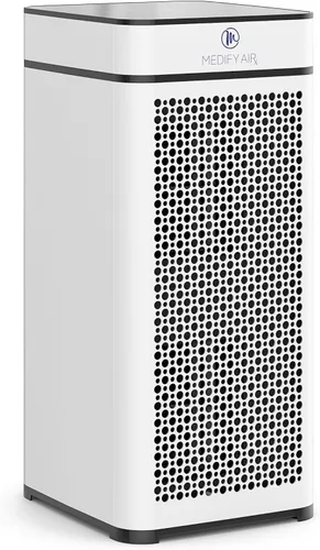 Vista 9 de Medify MA-14 Purificador de aire con filtro True HEPA H13 470 pies² por hora para humo, olores, polen, mascotas Eliminación hasta 0.1 micrones