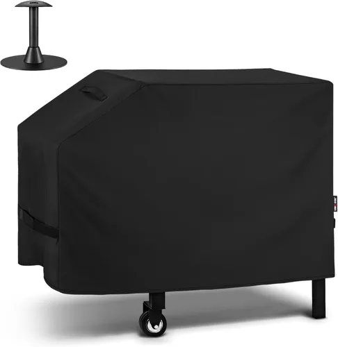 Vista 10 de Unicook Cubierta de parrilla de 28 pulgadas para estación de cocina Blackstone y Nexgrill, cubierta de parrilla de barbacoa con parte superior plana