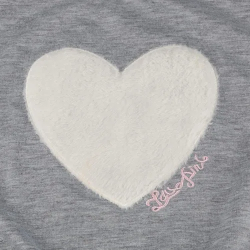 Vista 8 de Conjunto de sudadera con estampado de corazón para bebé y niña de 3 a 7 años