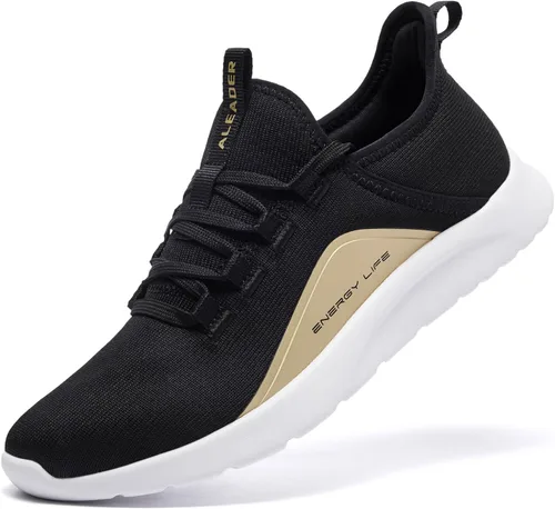 Vista 18 de ALEADER Energycloud - Tenis ligeros de mujer para caminar y correr Todo negro