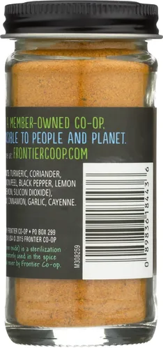 Vista 2 de Frontier Co-op Condimento de Curry Indio, Botella de 1.87 Onzas, Sabor Complejo con Cúrcuma, Semillas de Cilantro y Limón