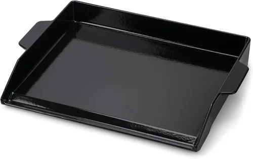 Vista 8 de Onlyfire - Plancha universal de hierro fundido, placa de parrilla con revestimiento antiadherente con paredes laterales extra altas para carbón