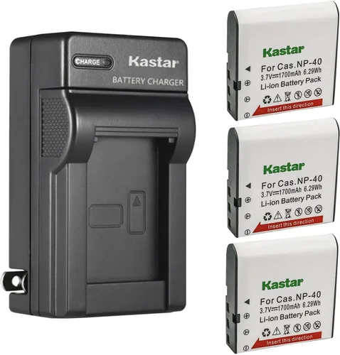 Vista 6 de Kastar Cargador de batería de pared AC para Minolta MN4K100Z 4K Ultra HD, Minolta MN4K30NV 4K Ultra HD / 30 MP, Minolta MN100HDZ 1080P HD