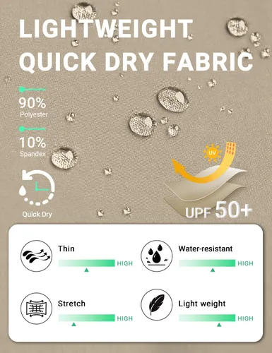 Vista 27 de BVVU Pantalones cargo capri de senderismo para mujer, ligeros, de secado rápido, pantalones deportivos impermeables para exteriores, pantalones