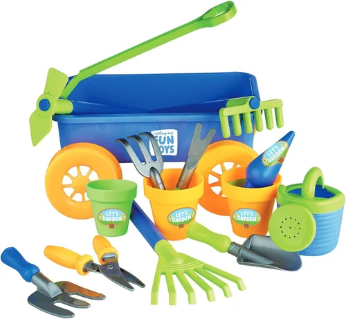 Vista 2 de Let's Garden Wagon Playset diseñado para niños a partir de 2 años, multicolor, 201706