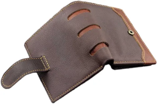 Vista 7 de East Rain - Cartera vertical para hombre, diseño de águila y águila, Retro