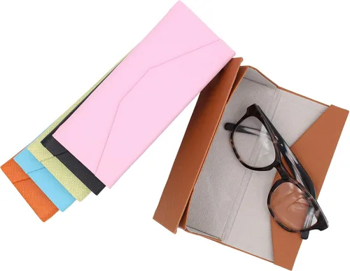 Vista 75 de Real Sic Funda para lentes de sol para hombres y mujeres, soporte magnético plegable para lentes de sol, inspirado en el color sólido