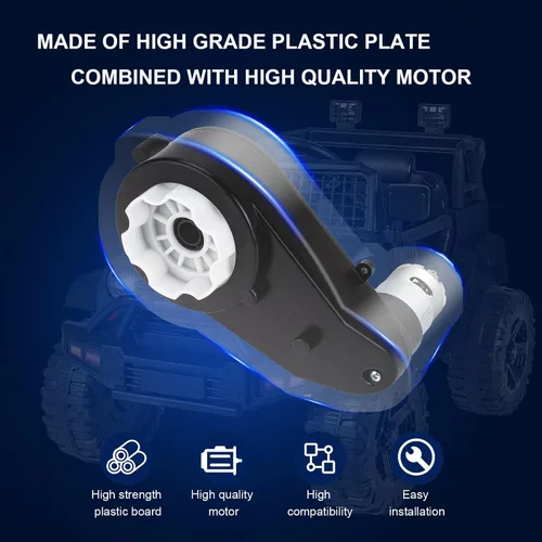 Vista 5 de 2 unids 24 V 40000 RPM niños paseo en coche caja de cambios motor 24V RS550 40000RPM Drive Engine Match Kids Ride On Juguetes coche caja de cambios