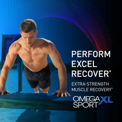 Vista 4 de OmegaXL Sport Suplemento de Recuperación Muscular de Fuerza Extra y Apoyo Respiratorio - Mejora el DOMS y ROM, Aceite de Mejillón de Labios Verdes