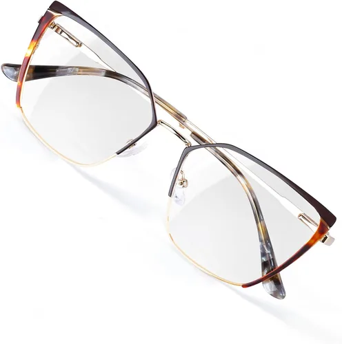 Vista 12 de Lentes de luz azul para mujeres y hombres, anteojos de computadora para hombres y mujeres, antifatiga, gafas de pantalla HD para oficina, lectura