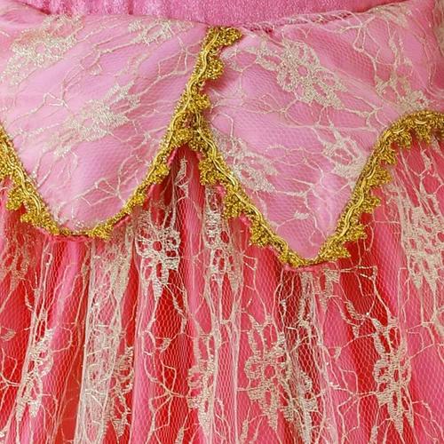 Vista 5 de Disfraz de princesa de Cenicienta para niñas, vestido de baile para Halloween, Navidad, fiesta, cosplay, 2-13T