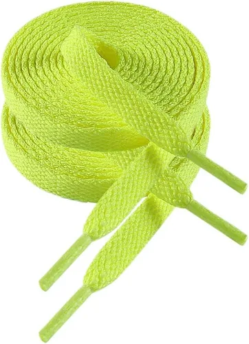 Vista 13 de VSUDO 2 pares de cordones planos para tenis, cordones/agujetas de zapatos para tenis 01 Blanco