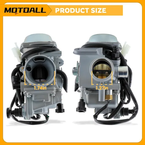 Vista 3 de MOTOALL Carburador TRX350 para Honda Rancher 350 TRX350 350ES 350FE 350FMTE 350TM 2000-2006 Carb