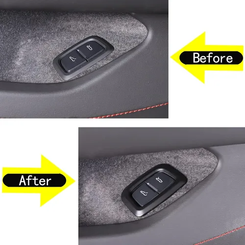 Vista 16 de Sekhyna Cubierta de botón del interruptor del maletero compatible con Corvette C8 Stingray 2020 2021 2022 2023 fibra de carbono real / ABS 1 pieza