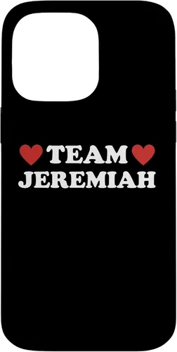 Vista 21 de Team Jeremiah I Love Jeremiah I Heart Jeremiah Case for iPhone 17
