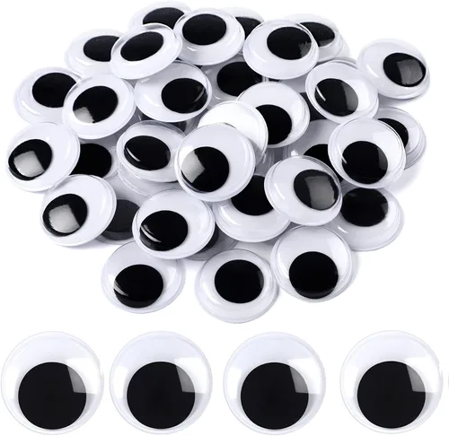 Vista 8 de JULMELON - 500 unidades de ojos adhesivos Googly Eyes Google Wiggle Eyes para manualidades