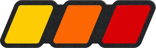 Vista 20 de Insignia tricolor - Compatible con Toy Taco, Tun y 4Run Negro con escala de grises TRI
