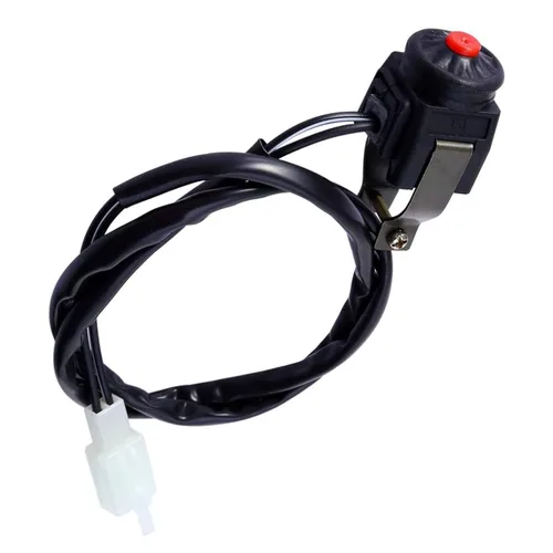 Vista 3 de Manubrio apagador de motocicleta universal, botón de cuerno apagador de motocicleta de 22mm.