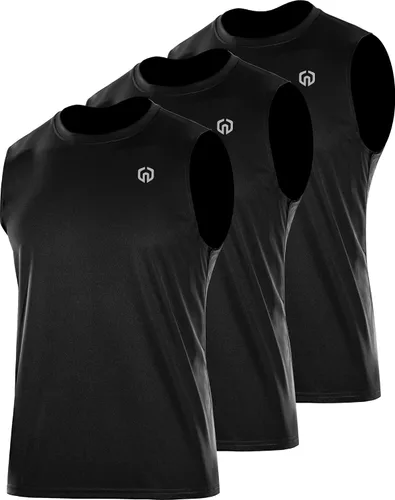 Vista 15 de NELEUS Camiseta sin mangas Dry Fit para hombre