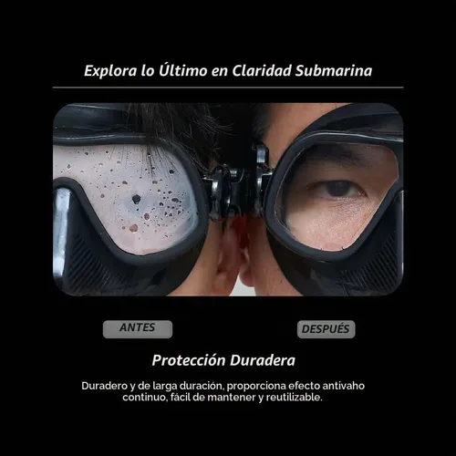 Vista 6 de #270Pro Pure Película antivaho para máscaras de buceo CRESSI Z2