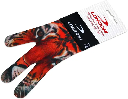 Vista 5 de LONGONI GUANTE CUE DE Billar Tiger para mano izquierda