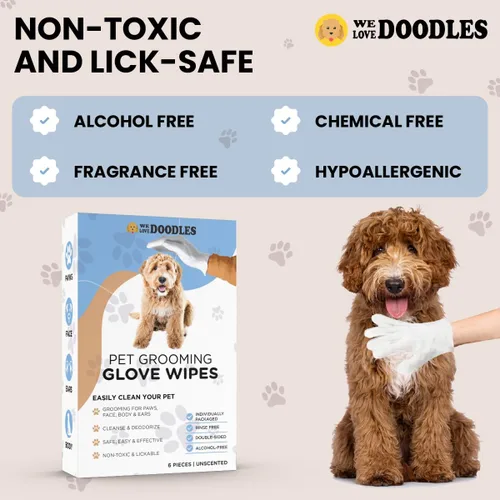 Vista 4 de Toallitas de limpieza para perros de doble cara, 6