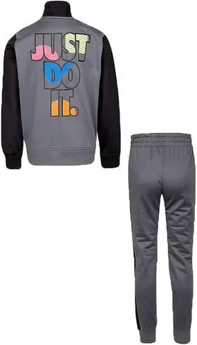 Vista 2 de Nike Just Do It - Conjunto deportivo de dos piezas con cremallera completa y pantalones para bebé niño