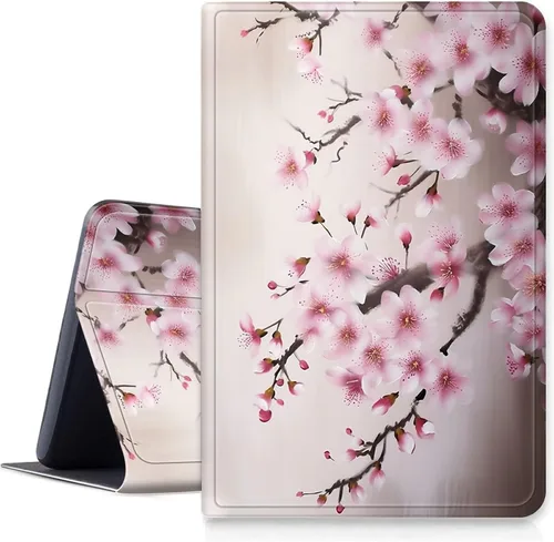 Vista 11 de Funda para tablet Amazon Kindle Fire HD 10 y 10 Plus de 10.1" (11ª generación, versión 2021), funda plegable con función de encendido y apagado