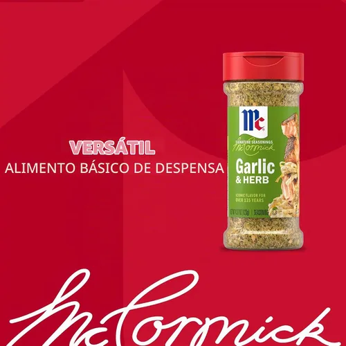 Vista 5 de McCormick Ajo, Hierbas y Pimienta Negra