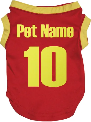 Vista 20 de Petitebella Personalize Camiseta para perro cachorro con tema nacional (Argentina, XS)