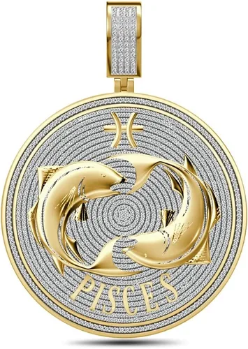 Vista 2 de VVS1 - Diamante de moisanita natural de 2.50 unidades auténticas, 1.09 oz, signo de nacimiento del zodiaco de la suerte, astrología, horóscopo, dije