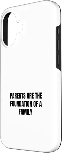 Vista 2 de iPhone 16 Parents are the foundation of a family Case