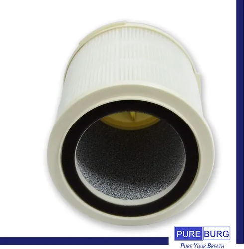 Vista 4 de PUREBURG Filtro de repuesto compatible con purificador de aire INTEY NY-BG55, H13 True HEPA y filtración multicapa de carbón activado, paquete de 2