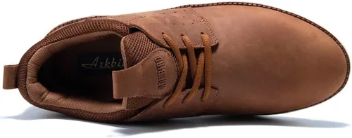 Vista 4 de Arkbird Mocasines de cuero, zapatos casuales sin cordones para hombre