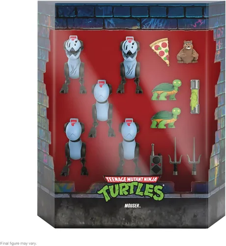 Vista 6 de Super7 Teenage Mutant Ninja Turtles Mouser Pack - ULTIMATES! Figura de acción de 7 en escala