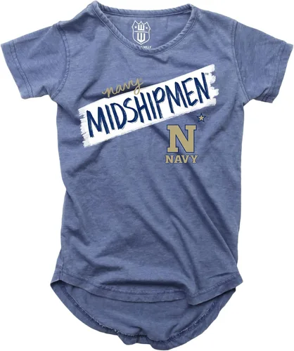 Vista 69 de Wes and Willy NCAA - Camiseta Burnout para niñas S/S