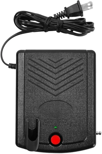 Vista 2 de PointZero Mini compresor de aerógrafo con soporte y manguera de 6 pies - Bomba de aire portátil silenciosa