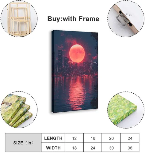 Vista 2 de XAHOR Synthwave Neon Poster – 80s Retro Futurism Vaporwave Aesthetic Wall Decor Canvas Art Poster And Wall Art Picture Print Modern Family Bedroom