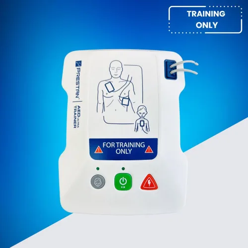 Vista 2 de Entrenador AED Ultratrainer, Unidad Única, Entrenamiento Prestan AED Solo AED UltraTrainer apoya la práctica realista de DEA con indicaciones