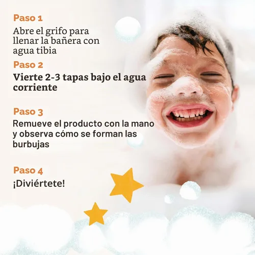 Vista 5 de Aveeno Kids Baño de Burbujas para Piel Sensible 19.2 Onzas