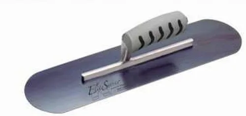 Vista 4 de Kraft Tool CFE277BPF Elite Series Five Star - Paleta de piscina de acero azul con mango ProForm, 14 x 4 pulgadas