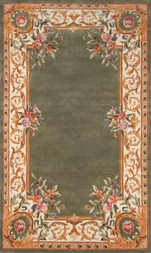 Vista 13 de Momeni Harmony India - Alfombra tradicional de lana copetuda a mano, 8 x 11 pies (HARM2HAI-7IVY80B0)