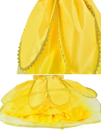 Vista 7 de Disfraz de princesa para niñas fiesta de cumpleaños con accesorios
