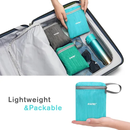 Vista 6 de G4Free 10L/15L Mochila para Senderismo Plegable Ligera, Mochila de Día para Caminatas, Pequeña, Viaje al Aire Libre, Bolsa de Hombro Plegable
