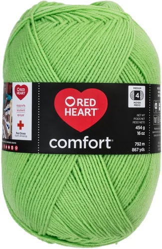 Vista 16 de RED HEART Hilo Comfort Shimmers, ópalo blanco