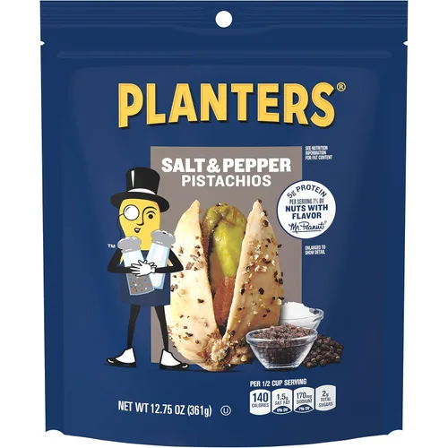 Vista 6 de Planters - Pistachos tostados secos (bolsa de 12.75 oz)