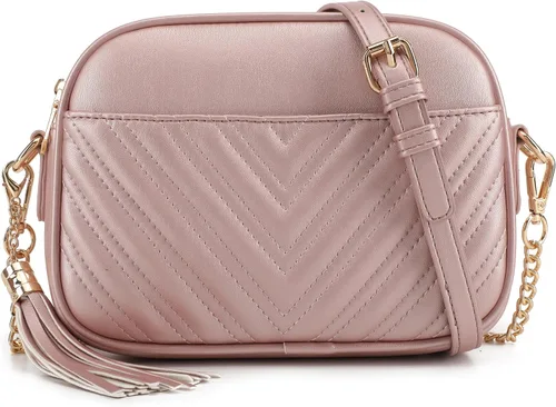 Vista 26 de lola mae Bolso bandolera acolchado, bolso de hombro de diseño moderno Shoulder Purse